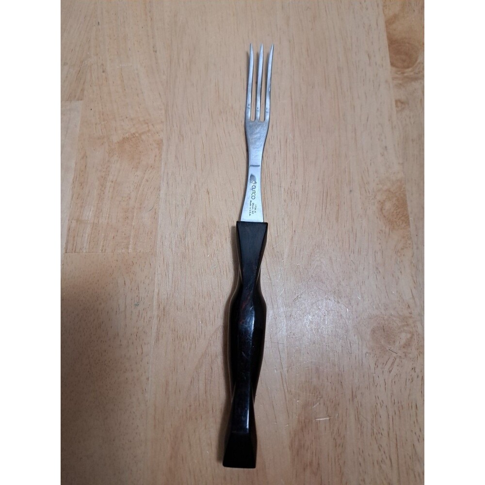 Cutco Turning Fork 1726JC Classic Brown Handle Cooking Serving Carving Utensil